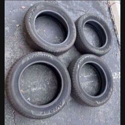 4 — 225/60r18 Yokohama GT Avid  Good 90% Treads  Tires!!!!!!!!!!!!