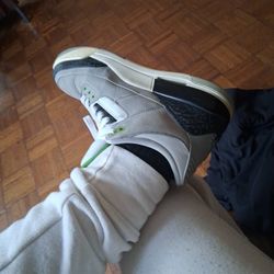 Lime Green Jordan 3s