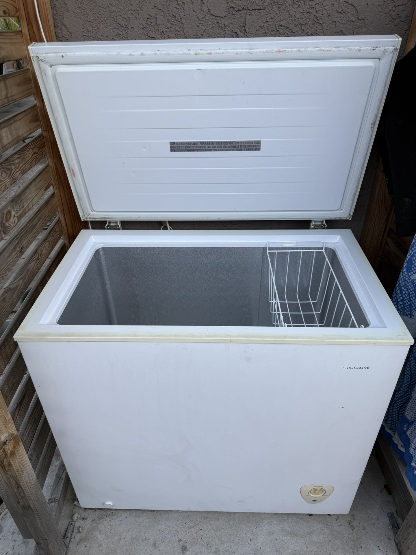 White Medium Size Freezer