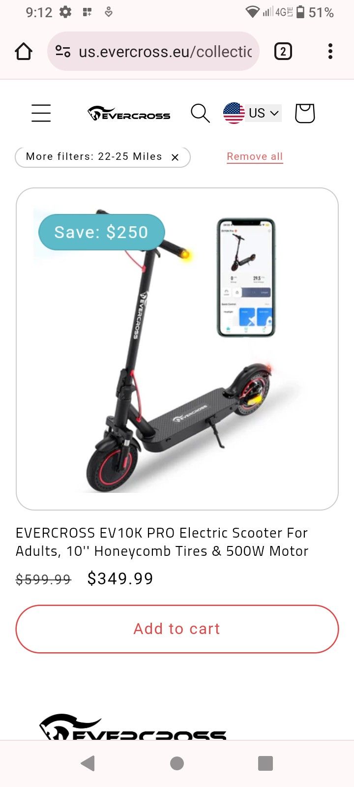 Ever cross Electric Scooter