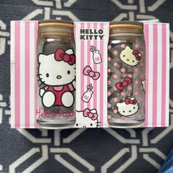 Hello Kitty glass Set $30