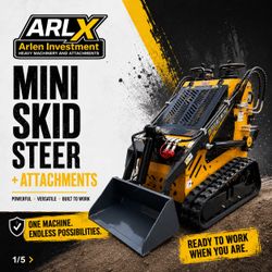 Mini skid steer and attachments NEW FOR SALE