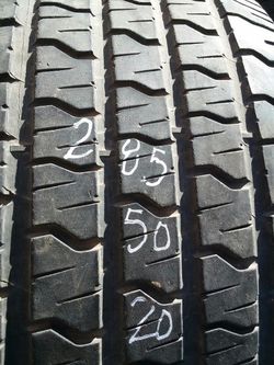 285 50 20 one good truck tire for sale