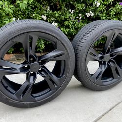 Camaro 20 Inch “OEM” Satin Black Wheels Falken Sport Tires 5x120 Bolt RS LT G8 