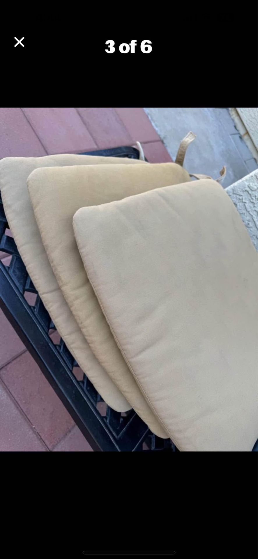 3 Outdoor Cushions 17X18 $8 For All Gilbert And Ray Rd. Check All Pics And Offers.