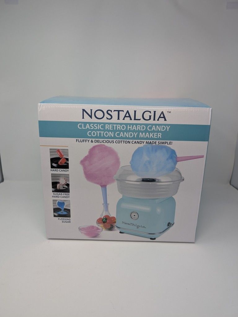 Nostalgia Cotton Candy Machine Maker New Unopened