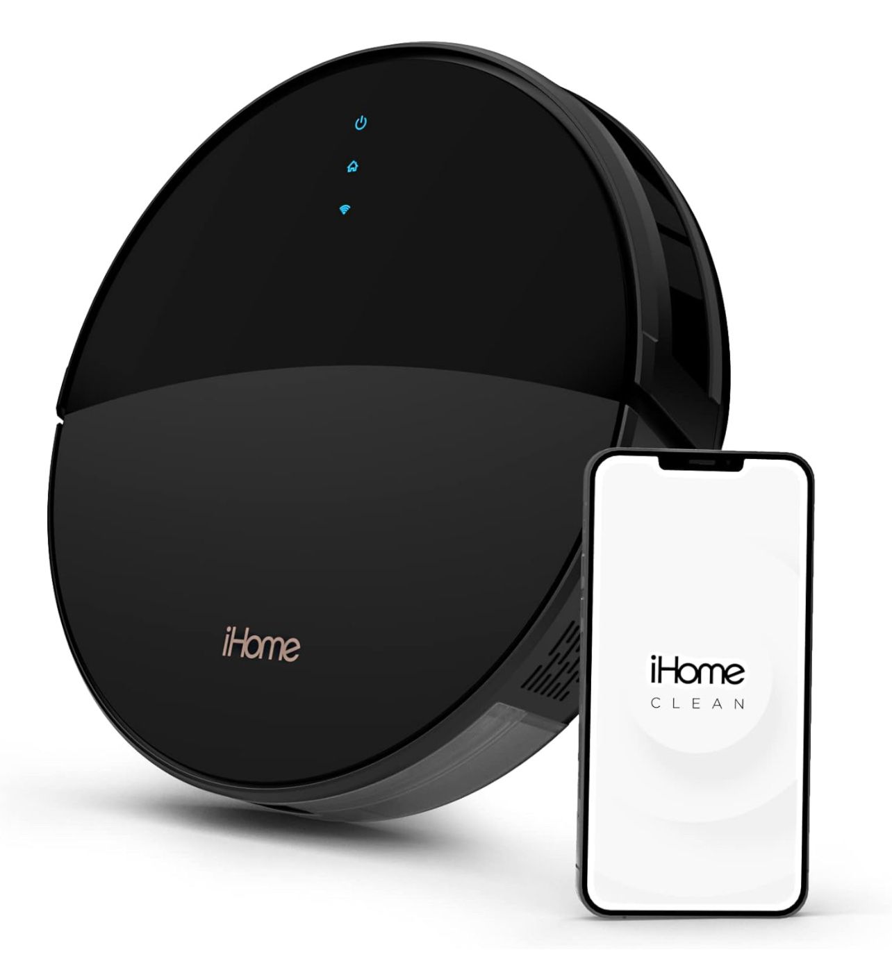 iHome AutoVac Eclipse Robot Vacuum Cleaner Self Charging Vacuum Robot Mopping