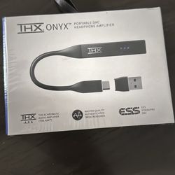 THX Onyx Portable Headphone Amplifier: High Resolution Audio DAC for Smartphone/PC/Home Audio - THX AAA - MQA Renderer - Direct Stream Digital (DSD) -