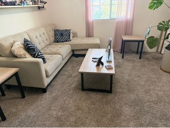 Loft couch with table set $450obo