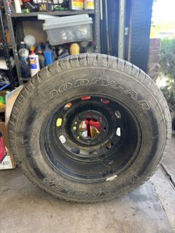 Goodyear Wrangler SR/A spare tire