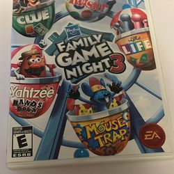 Family Game Night 3 Nintendo Wii 