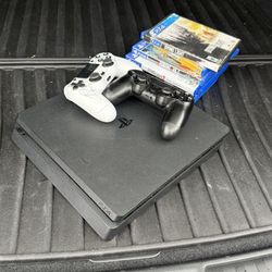 Ps4 In Great Condition Come With 2 Controllers And Some Good Games!