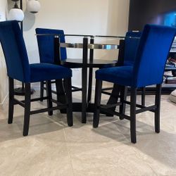 5PC RND CNT HT- LENNOX NAVY VEL