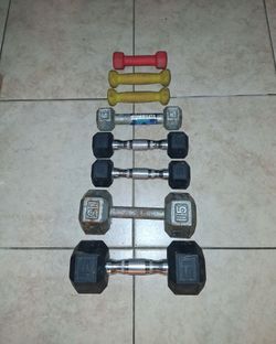 Dumbbells $35 Dlls.