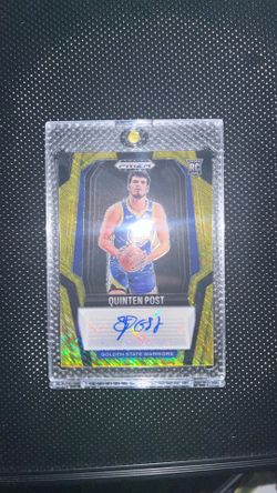 24-25 Prizm Black Quinten Post FOTL Autograph /10 Gold Shimmer