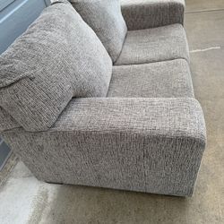 Grey Patterned Couch