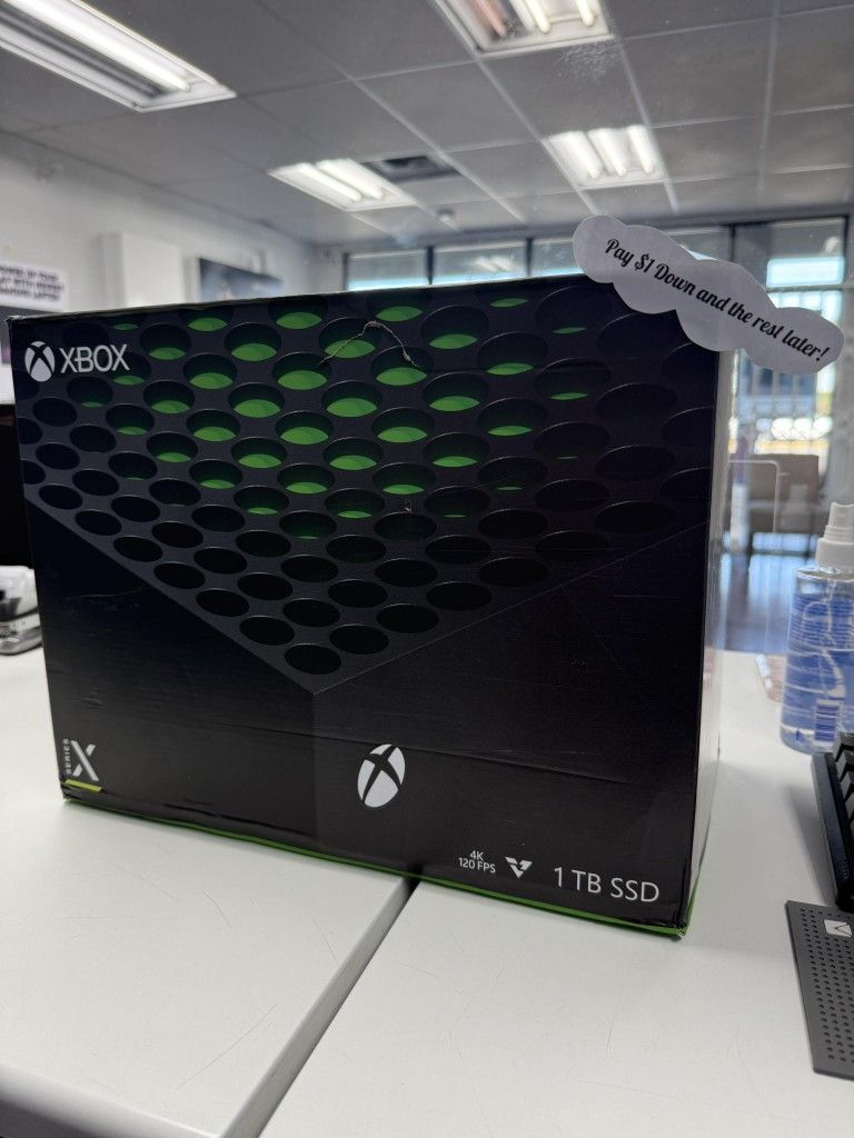 Microsoft Xbox Series X New Gaming Console - $1 To Take it Home same Day and Pay the Rest later!