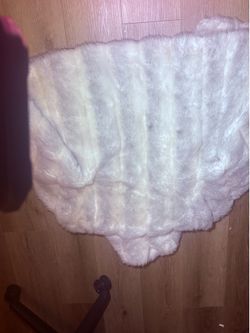 Luxury White Mink Fur Coat Jacket