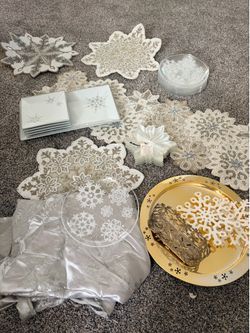 Snowflake holiday decor