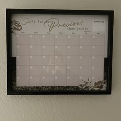 Glass Calendar