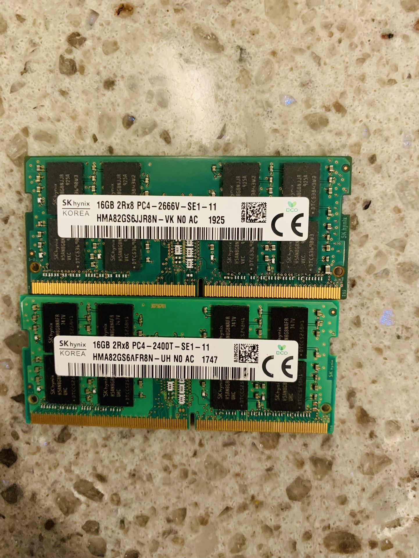 32GB DDR4 Laptop RAM (2x16gb)