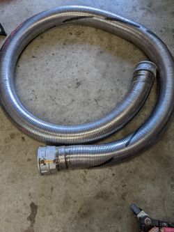 15ft Flexible Metal Hose 5" Diameter With CamLock Fittings