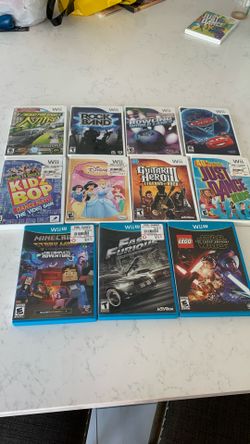 Wii And Wii U Games