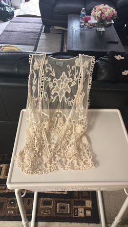 blouse with flowers size small