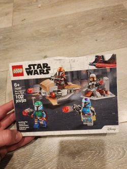 New Sealed LEGO Star Wars Mandalorian Battle Pack 75267 Damaged Box
