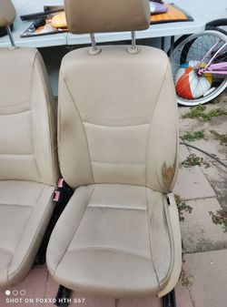 E90 front and rear leather seats $180