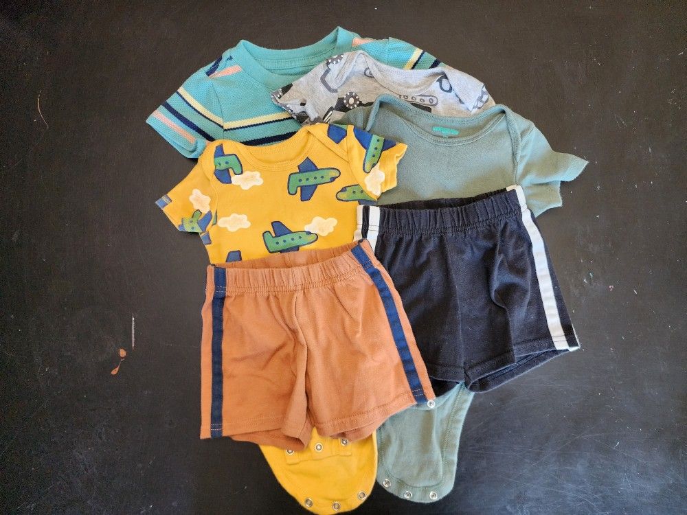 12 Month Baby Clothes 6 Piece Bundle