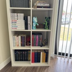 Shelf unit, Book Shelf, high gloss white, 30 1/8x57 5/8 "