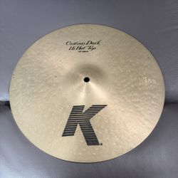 Zildjian 14” K Custom Dark Hi-Hat Top Only