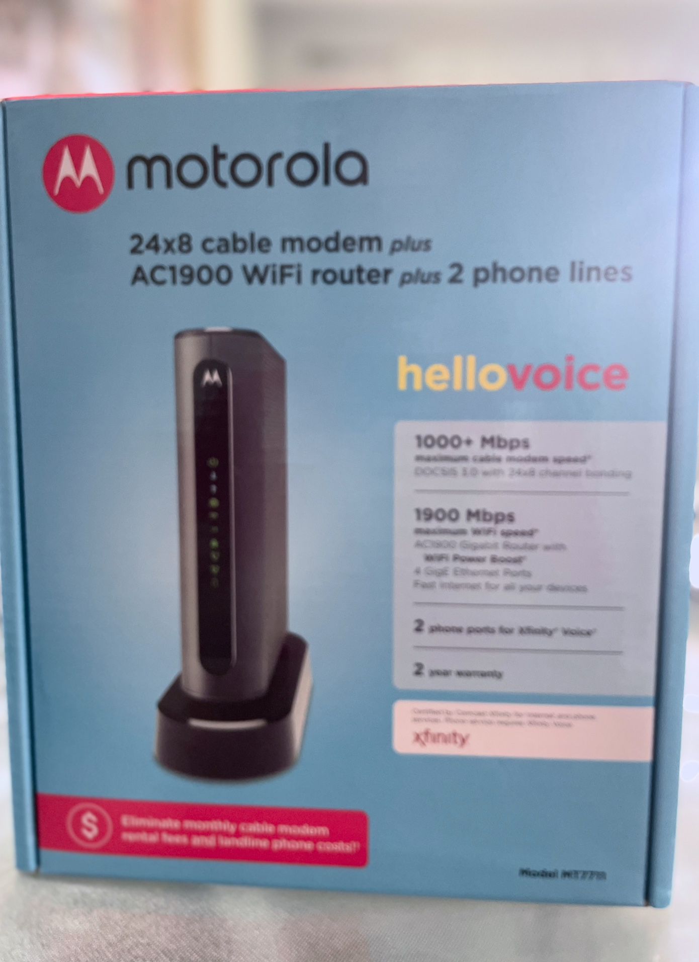 Motorola Cable Modem & Router AC1900