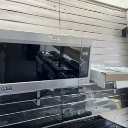 Microwave, Maytag Brand New Microwave With 1 Year Warranty 