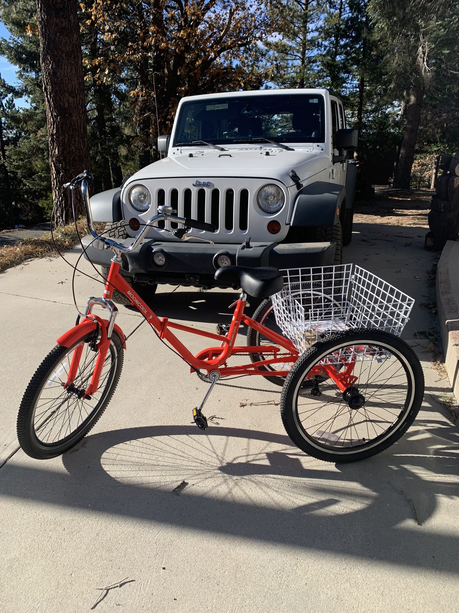 2 Adult 24 Inch Foldable 7 Speed Trikes