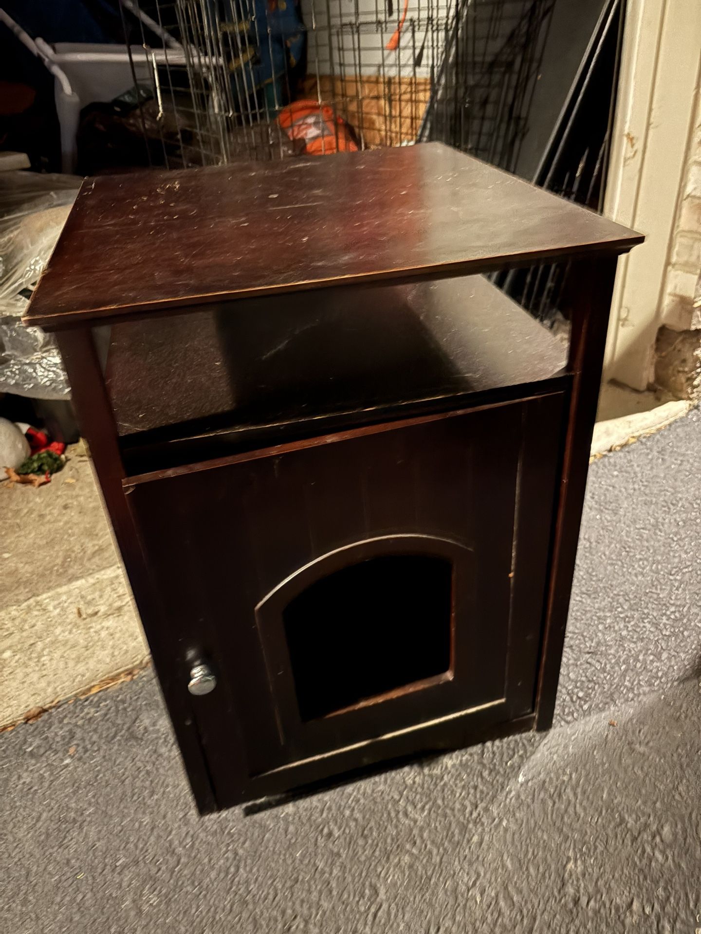 Pet Sleeping Area Or Cat Litter Box