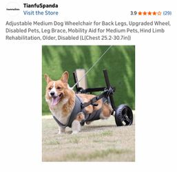 Dog wheelchair