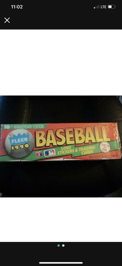 1990 Fleer Baseball Card Set Factory Wrapped New