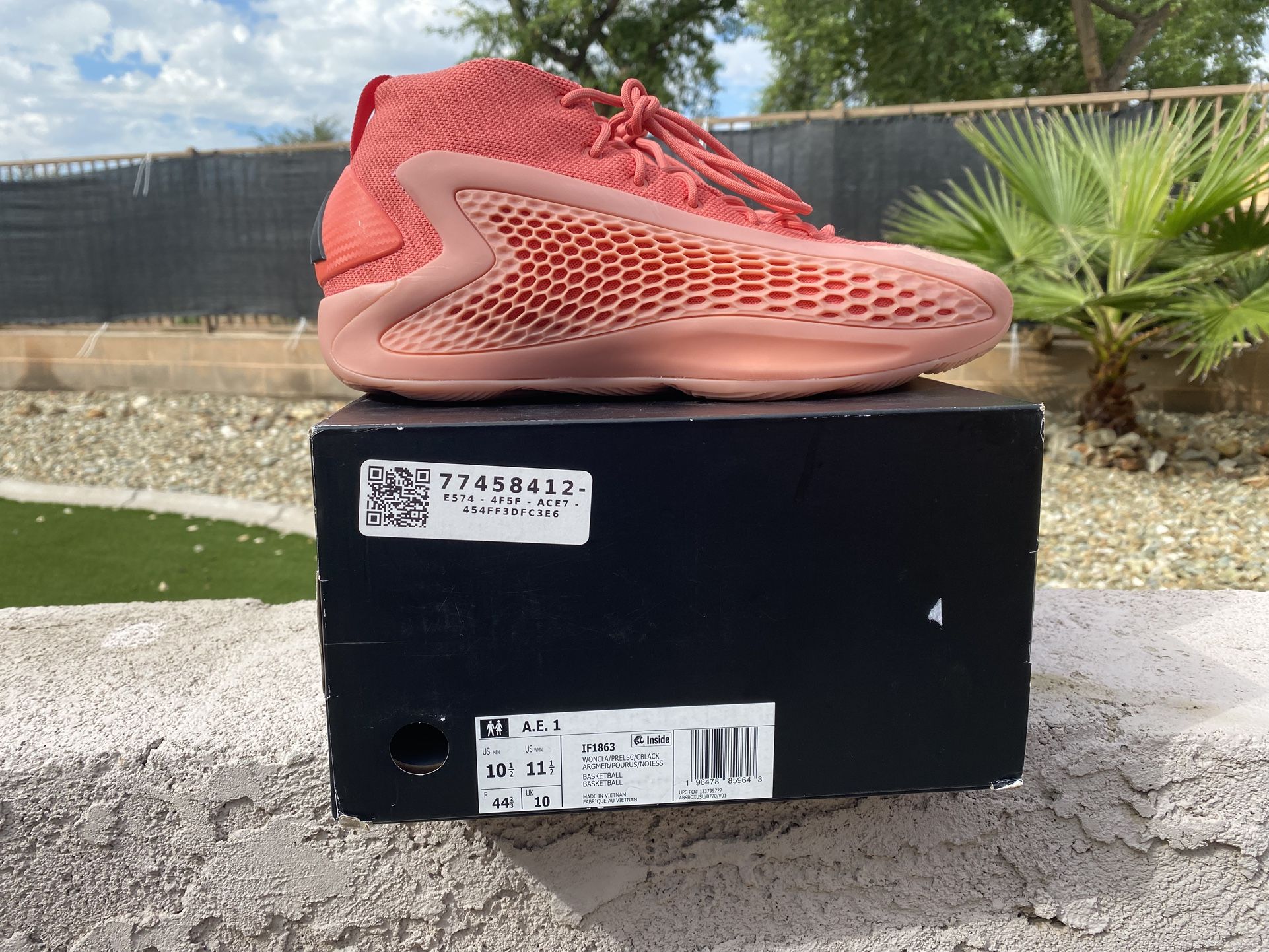 Adidas Anthony Edwards 1 / AE 1 Red Clay