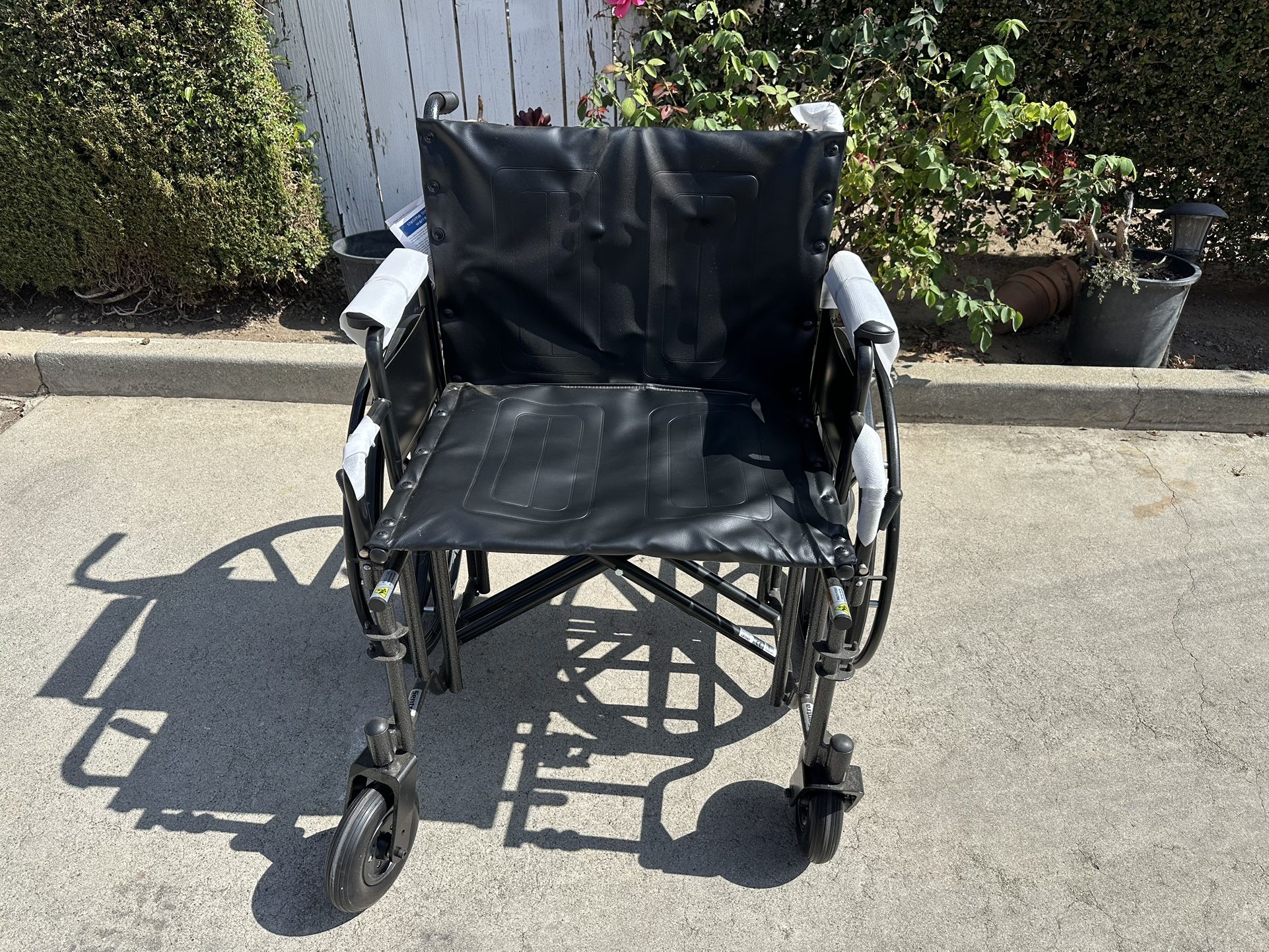 24 Inches Wide Wheelchair In Perfect Condition With Footrest