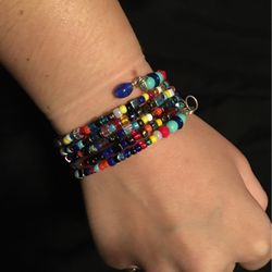 Handmade Wire Bead Bracelet 