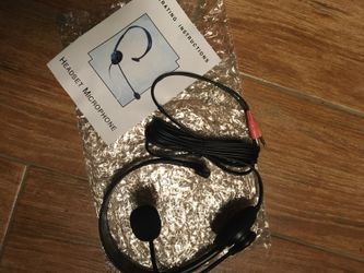 New headset microphone!