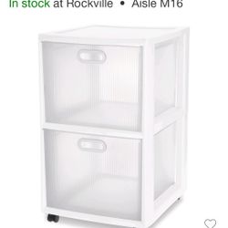 Plastic Drawer (Sterilite 2 Drawer Storage)