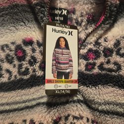 Hurley Girls Sherpa Sweater New