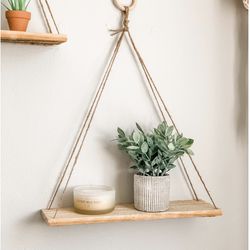 Boho Hanging Shelf (Set Of 2) 