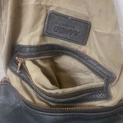 A&D Original AANDD Blue Leather Bag.