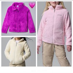 Columbia Girls' Fire Side Sherpa Jacket Size S (8)