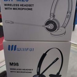 WIRELESS BLUETOOTH HEADSET WITH MIC