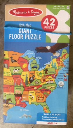Melissa & Doug 42 Pieces Giani Floor Puzzle